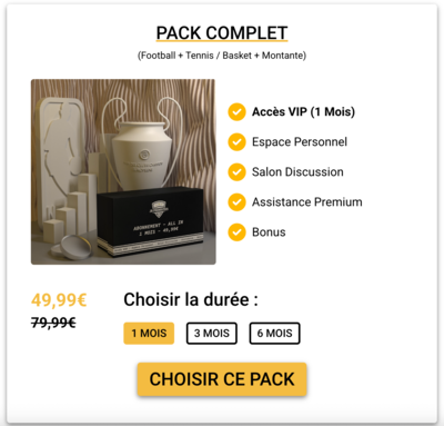 pack complet jb pronostics