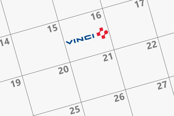 calendrier financier vinci